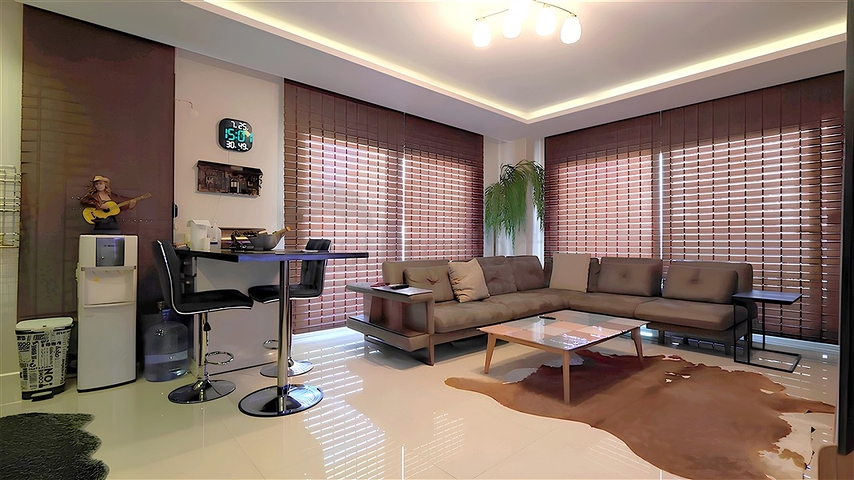 Gemütlichkeit und Komfort am Meer: Wohnung mit idealer Lage in Tosmur