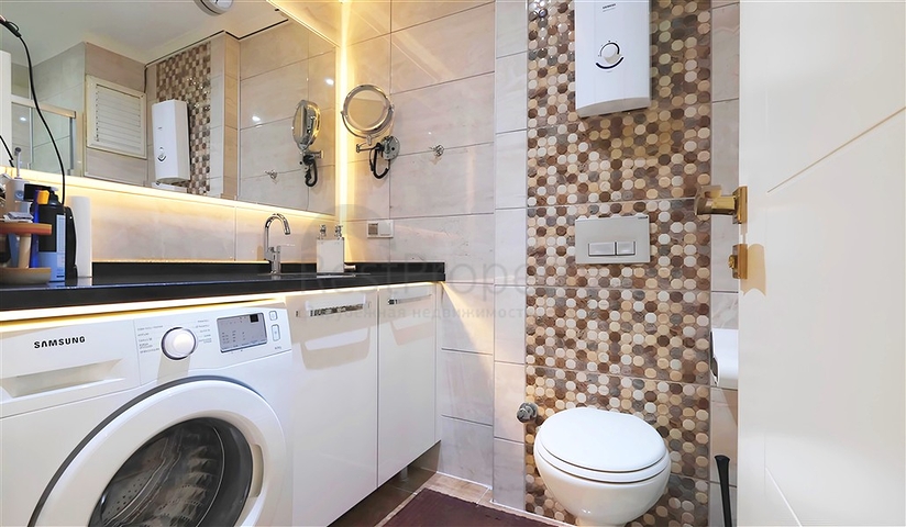 Gemütlichkeit und Komfort am Meer: Wohnung mit idealer Lage in Tosmur