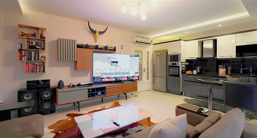 Gemütlichkeit und Komfort am Meer: Wohnung mit idealer Lage in Tosmur