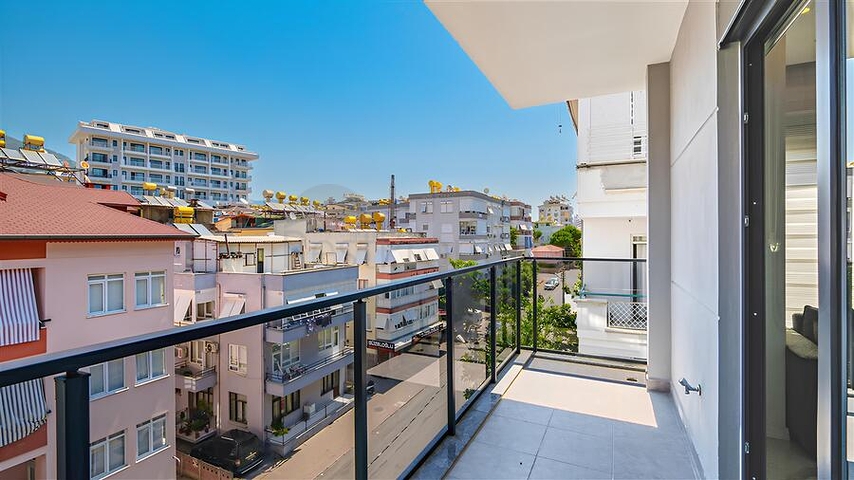 Moderne 1+1-Wohnung nur wenige Gehminuten vom Kleopatra-Strand entfernt