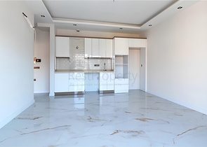 Moderne 1+1-Wohnung in der Nähe des Strandes im Stadtteil Oba