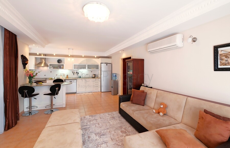 Geräumige möblierte Wohnung in der prestigeträchtigen Gegend von Oba