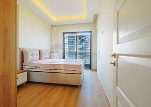 Modern eingerichtete Wohnung in einem Komplex mit reicher Infrastruktur in Mahmutlar