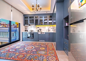 Luxuriöses 4+1 Penthouse mit Panoramablick auf das Meer im Zentrum von Alanya