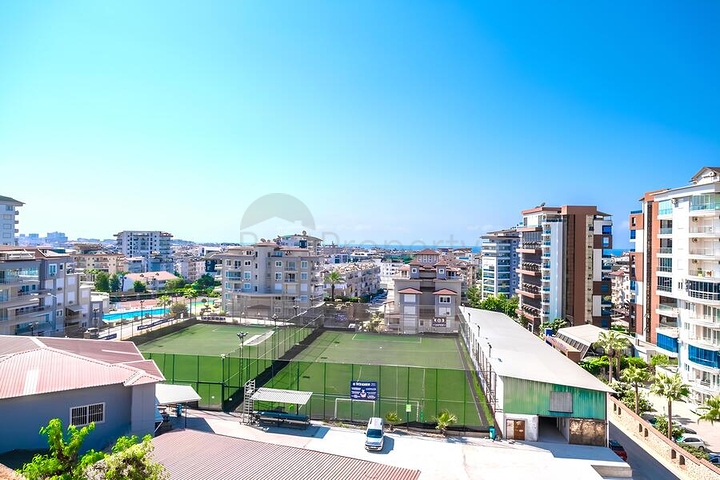 2+1 Apartment mit Meerblick in der Gegend von Cikcilli/Alanya