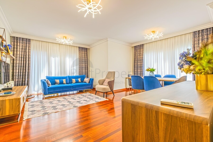 3+1 Wohnung mit separater Küche in einem der besten Komplexe von Alanya