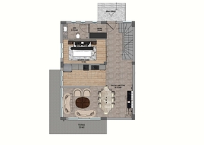 Zum Verkauf stehen 4+1-Villen in der Region Doshemealty - Antalya zur Verfügung 