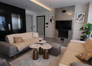 Moderne Villa mit Panoramablick auf das Meer in Kargicak