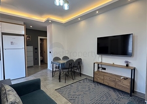 Moderne 1+1-Wohnung in einem neuen Komplex in Mahmutlar, nur 350 m vom Meer entfernt