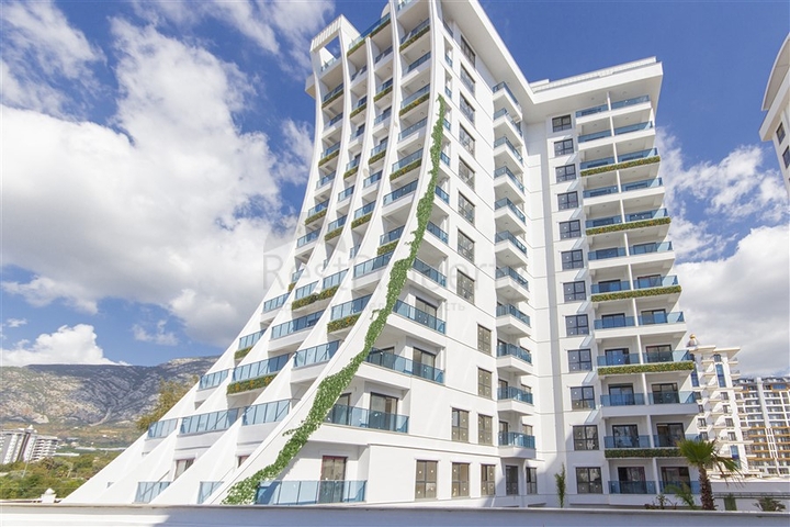 Moderne 1+1-Wohnung in einem neuen Komplex mit Pool und Spa-Bereich in Mahmutlar