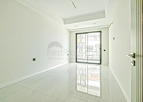 Moderne 2+1-Wohnung in einer neuen Wohnanlage am Meer im Stadtteil Türkler