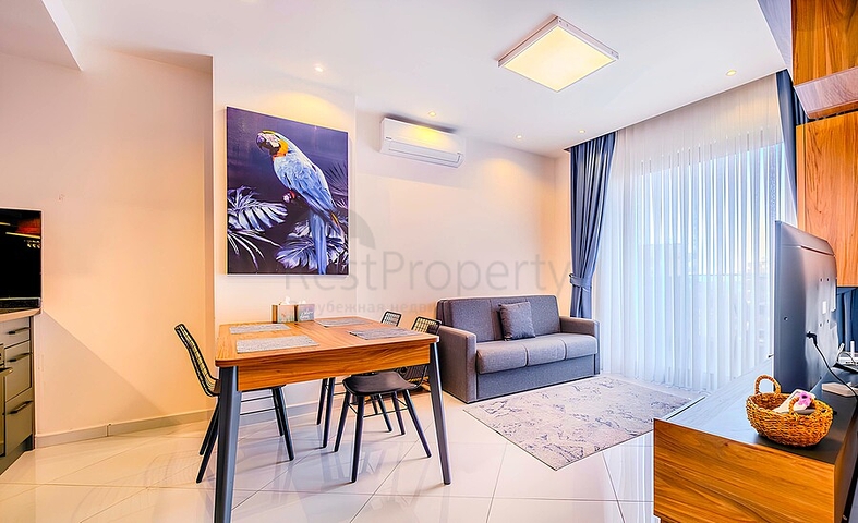 Moderne Wohnung mit kompletter Infrastruktur in Mahmutlar