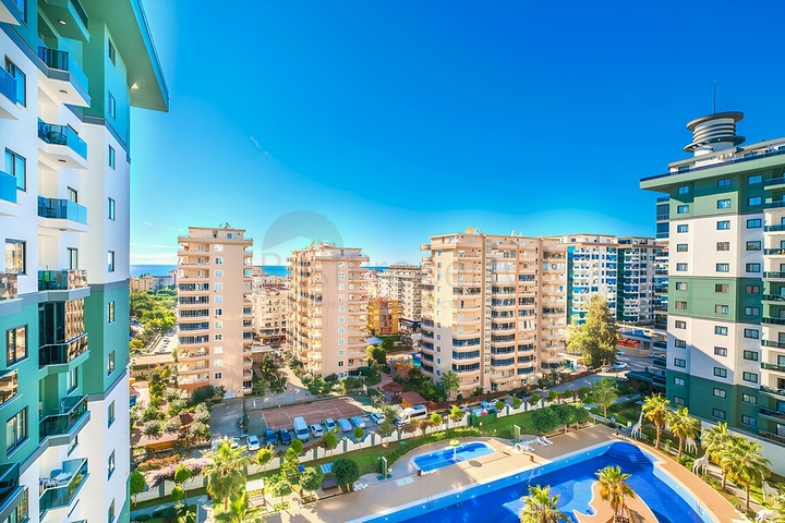 Moderne Wohnung mit kompletter Infrastruktur in Mahmutlar