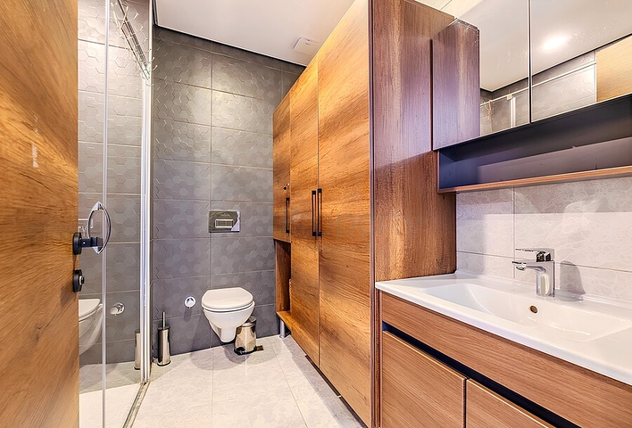 Moderne Wohnung mit kompletter Infrastruktur in Mahmutlar