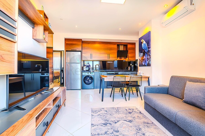 Moderne Wohnung mit kompletter Infrastruktur in Mahmutlar