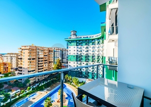 Moderne Wohnung mit kompletter Infrastruktur in Mahmutlar