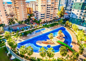 Moderne Wohnung mit kompletter Infrastruktur in Mahmutlar