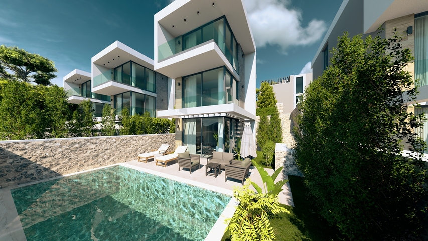 Abgelegene Villa mit privatem Pool in Kalkan