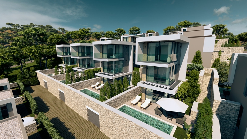 Abgelegene Villa mit privatem Pool in Kalkan