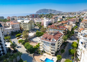 2+1-Wohnung zu attraktivem Preis in der Nähe des Meeres in attraktiver Lage in Oba/Alanya