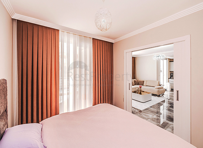 Große möblierte 2+1-Wohnung in einer gut ausgebauten Wohnanlage - Mahmutlar/Alanya