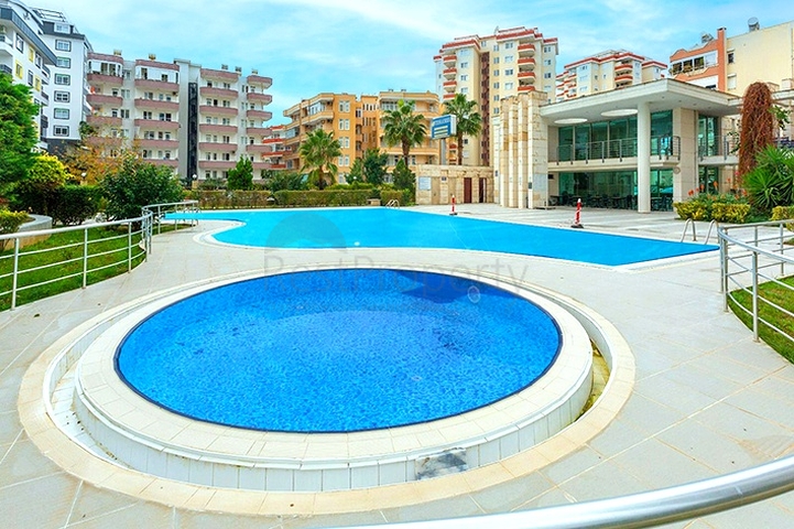 Große möblierte 2+1-Wohnung in einer gut ausgebauten Wohnanlage - Mahmutlar/Alanya