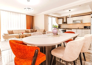 Große möblierte 2+1-Wohnung in einer gut ausgebauten Wohnanlage - Mahmutlar/Alanya