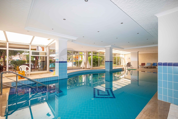 Möblierte 2+1-Wohnung mit kompletter Infrastruktur des Komplexes