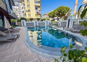 Modernes 2+1 Penthouse im prestigeträchtigen Teil von Alanya