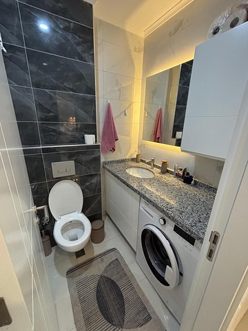 Möblierte 1+1 - Wohnung von einem der führenden Bauträger in Mahmutlar/Alanya